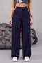 Women's High Waist Lycra Velcro Closure Wide Leg Palazzo Pants - 3
