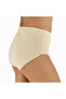 B012 Women's 100% Cotton Rib High Waist Com Panties - 2