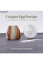 Marble Salt and Pepper Shakers 2.3 Inches Green & White Set of 2 – Kitchen Spice Jars for Countertop - 3