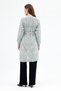 6800 Belted Cardigan with Pockets Gray - 5