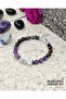 Original Aries Zodiac Natural Stone Unisex Bracelet |   Garnet-Amethyst-Rutilli Quartz-Hematite - 6