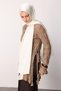 Stone Color Diamond Aura Shawl - 4