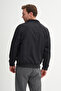 Seersucker Textured Polyester Premium Regular Fit Spring Coat - 3