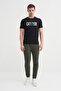Slim Fit Crew Neck Cotton Printed T-Shirt - 3