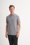 Polo Neck Regular Fit Knitted Jacquard T-Shirt - 3