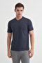 Slim Fit Crew Neck Cotton Plain T-Shirt