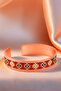 Women's Copper Bracelet Ring Set - Natasha Model Special Edition Metal Box Zeolite Sand - 2