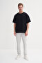 Crew Neck Relax Fit Cotton Textured T-Shirt