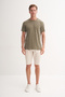 4602 Men's Medium Crew Neck Flared T-Shirt