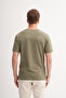 Regular Fit Cotton Crew Neck Printed T-Shirt - 4
