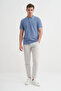 Slim Fit Crew Neck Waffle Soft Textured T-Shirt - 2