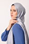 Liva Pattern Shine Line Shawl Gray-Grey - 5