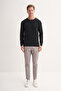 Premium Slim Fit Viscose Blend Polo Neck Sweater