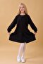 Girl's Seasonal Dress Black - 2