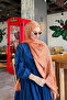 Liva Desen Shine Line Shawl Mink-Cinnamon