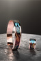 Women's Copper Bracelet - Carina Model Special Edition Metal Box and Quartz Stone - 2