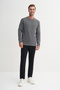 Thessaloniki Knitted Cotton Blend Regular Fit Sweatshirt