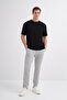 Crew Neck Black Men's T-Shirt 4261