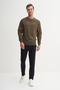 Seasonal Unlined 3 Thread Cotton Blend Slim Fit Sweatshirt