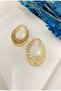 Women's Earrings Vintage Stoned Round Earrings