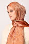 Soler Pattern Shine Line Shawl Mink-Cinnamon - 3