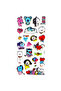ملصق دفتر ملاحظات منقوش، ملصق مخطط (limyl-021) - 17X9 سم - Kpop BT21 BTS - 2