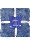 Sherpa Blanket – Double (200x220 cm) – Soft & Cozy, Navy Blue - 3