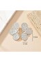 Women's Earrings Special Series Stone-Encrusted Three-Leaf Flower Earrings - 3