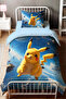 هدية غطاء لحاف PICACHU t3D طقم سرير فردي مطبوع رقمي بدون ملاءات