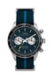 Waterbury Heritage Chronograph 39mm Fabric Strap Watch