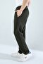 Men's Straight Leg Regular Fit Sweatpants Khaki Men's Trousers - 5