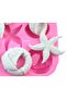 8 Objects in One Mold Mussel Sea Shell Ship Rescue Ring Sea Horse Fish Silicone Mold K-995 - 5