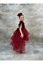Sequin Sequin Children's Evening Dress with Train - 4