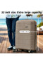 Extra Large 32-Inch (36-40KG) Lightweight PP Luggage Unbreakable, Hard Shell, Security Lock - 3
