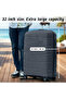 Extra Large 32-Inch (36-40KG) Lightweight PP Luggage Unbreakable, Hard Shell, Security Lock - 4