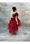 Sequin Sequin Children's Evening Dress with Train - 5