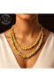 Peridot (Zebercet) Two Rows of Abundance and Healing Necklace - 7