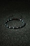 Varisit, Hematite Bracelet - Iden Black Blue Bracelet - Design Bracelet 4mm Adjustable