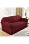 3-Seater Sofa, Sofa, Sofa Bed Cover, Sofa Cover 1 Piece Burgundy Color - 3