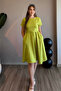 Team Look Green Midi Dress with Pockets