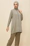 Zipped Knitwear Tunic 45885 - 2