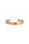 Butterfly Patterned Pure Copper Bracelet with Solomon Seal Ayetel Kursi Evil Eye Verse Nali Sharif