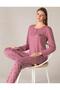 Seasonal Long Sleeve Pajama Set Viscose 790-29 - 3