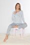 Long Sleeve Pajama Set 790-84 - 2