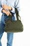 Soft Textured Ultra-Lightweight, Waterproof Polyamide Fabric Shoulder and Arm Bag Khaki Model: (571-13-14F) - 3