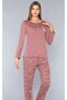Long Sleeve Seasonal Pajama Set Viscose 790-53 - 4