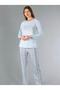 Long Sleeve Seasonal Pajama Set Viscose 790-50 - 3