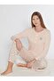 Long Sleeve Pajama Set Viscose 790-76 - 4