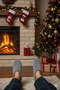 Men's Fleece Soft Gift Silent Sole Home Slippers |   Home Boat |   Home Ballet | - 2