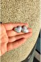 Silver Glitter Sparkling Handmade Grey Special Design Heart Earrings - Stylish, Gift, Valentine's Day - 6